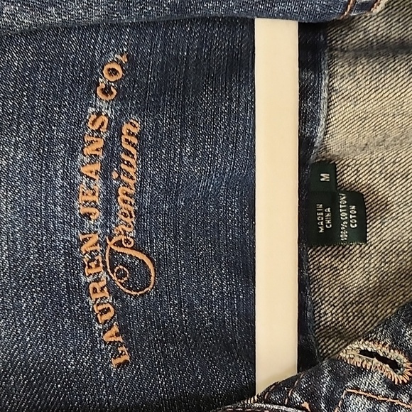 Ralph Lauren Women's Lauren Jeans Premium Jacket Aize Medium - Picture 6 of 16
